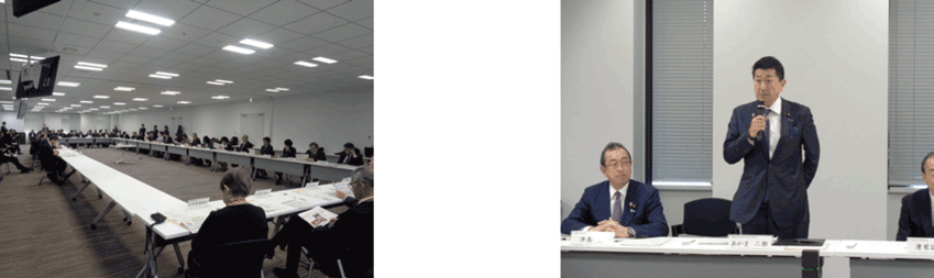 第11回防災推進国民会議の様子（あかま内閣府特命担当大臣（防災）出席）