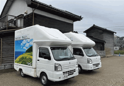 新しい地方経済・生活環境創生交付金（地域防災緊急整備型）を活用したトイレカーの整備例