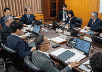内閣府本府庁舎での訓練