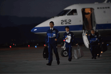 国要員派遣（松山空港）