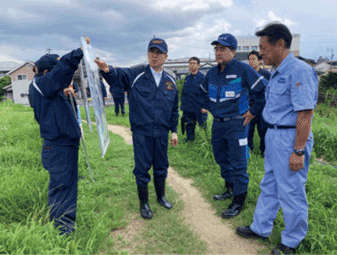 坂井内閣府特命担当大臣（防災）（当時）による熊本県・鹿児島県の被災現場の視察
