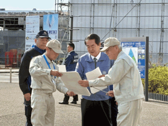 牧野防災庁設置準備担当大臣による静岡県の被災現場の視察
