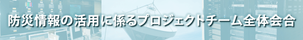 防災情報の活用に係るプロジェクトチーム全体会合