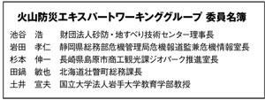 火山防災エキスパートワーキンググループの様子