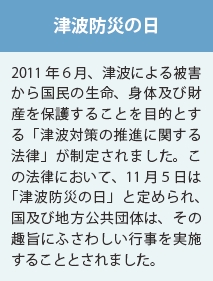 津波防災の日