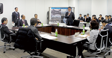 「防災4.0」未来構想プロジェクト(第一回)(平成27年12月24日)の様子