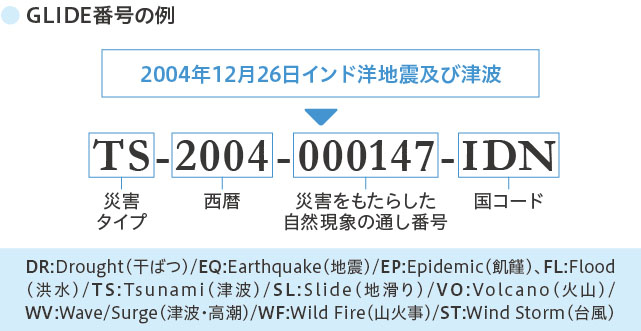 GLIDE番号の例