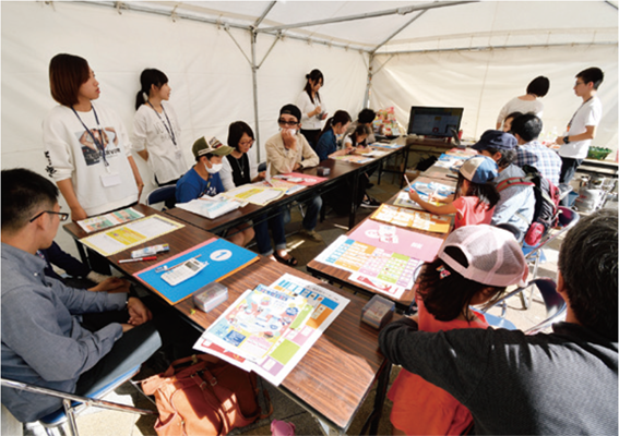 名古屋市によるワークショップ「家庭での備蓄を親子で考える」