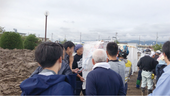 図5 ボランティアとの情報共有