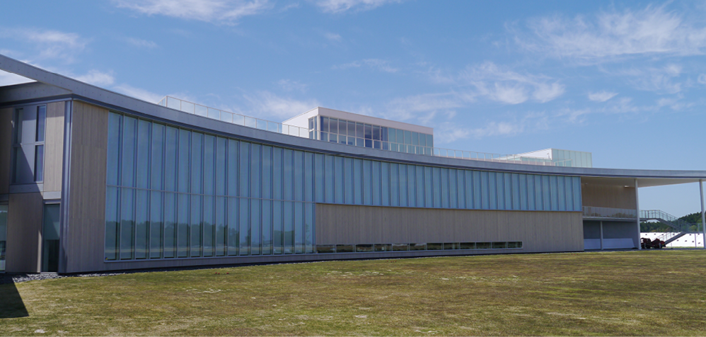 中野地区復興産業拠点にある「東日本大震災・原子力災害伝承館」(双葉町)