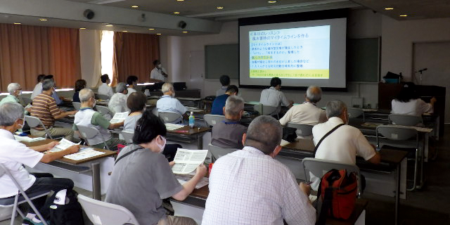 昨年度の防災講演会の様子