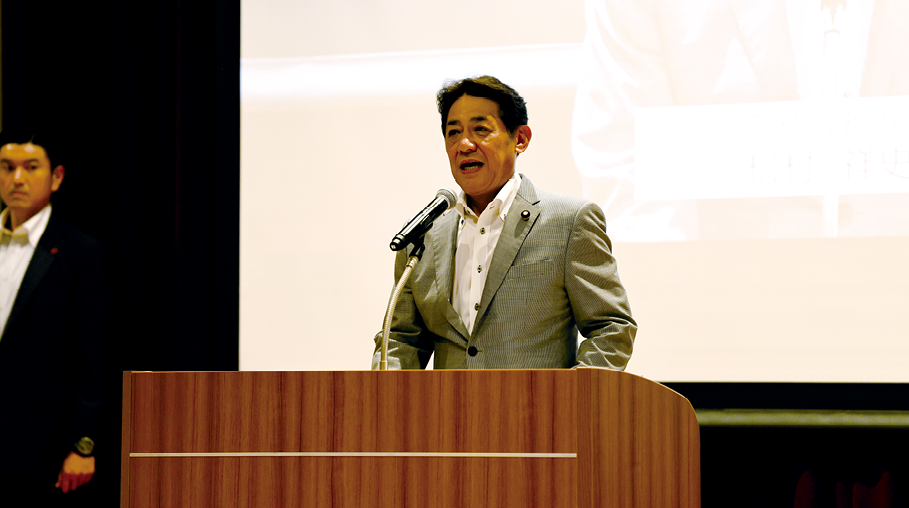 松村防災担当大臣による開会挨拶