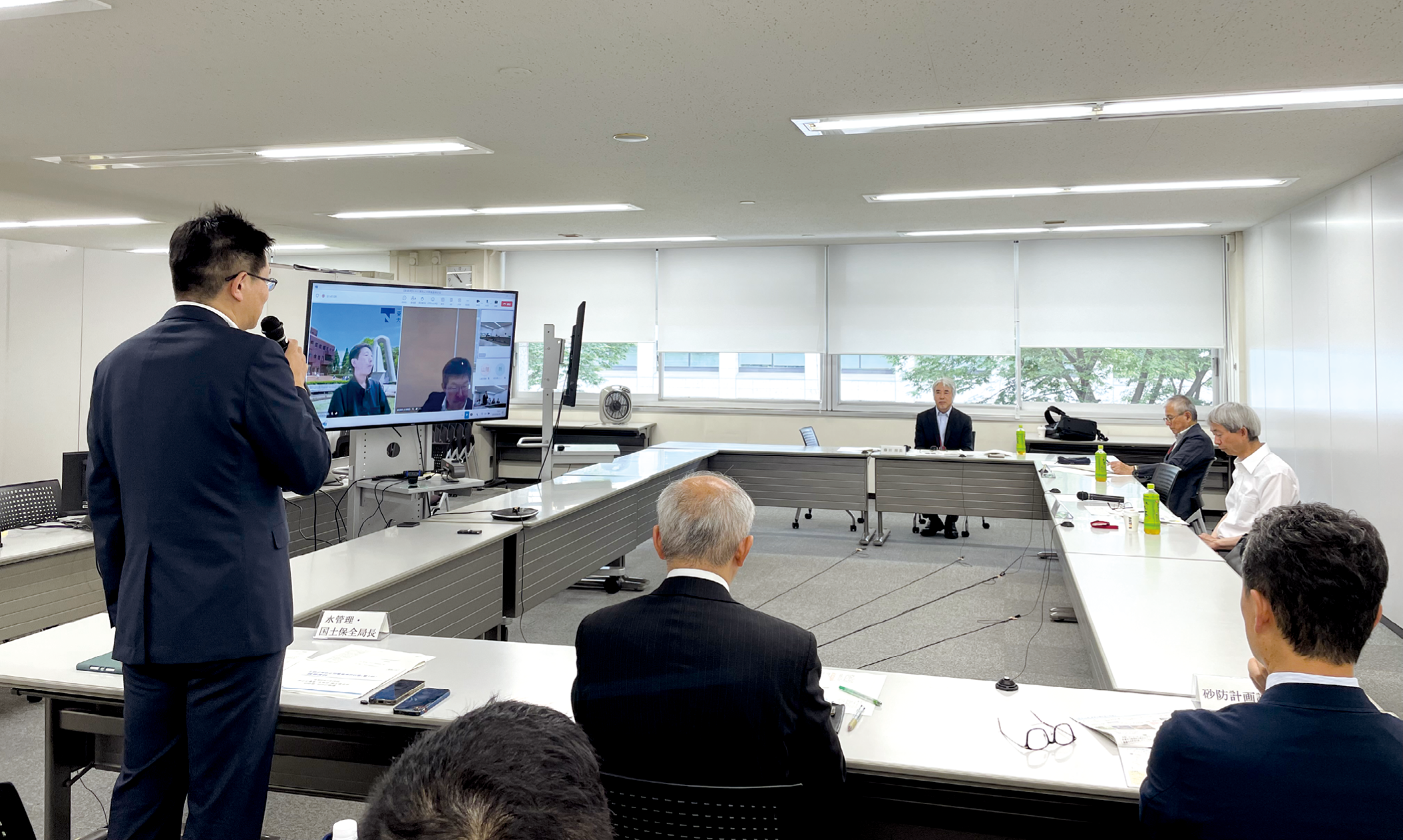 第1回 土砂災害対策防止推進検討会の開催状況（令和6年（2024年）6月撮影）