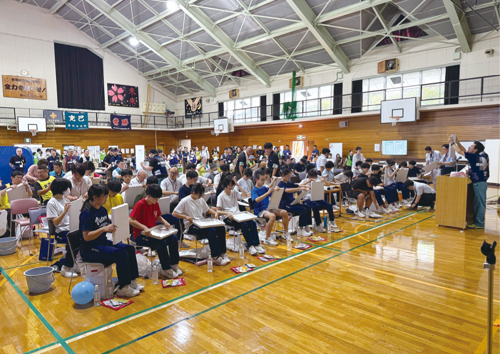 避難所運営訓練会場の様子