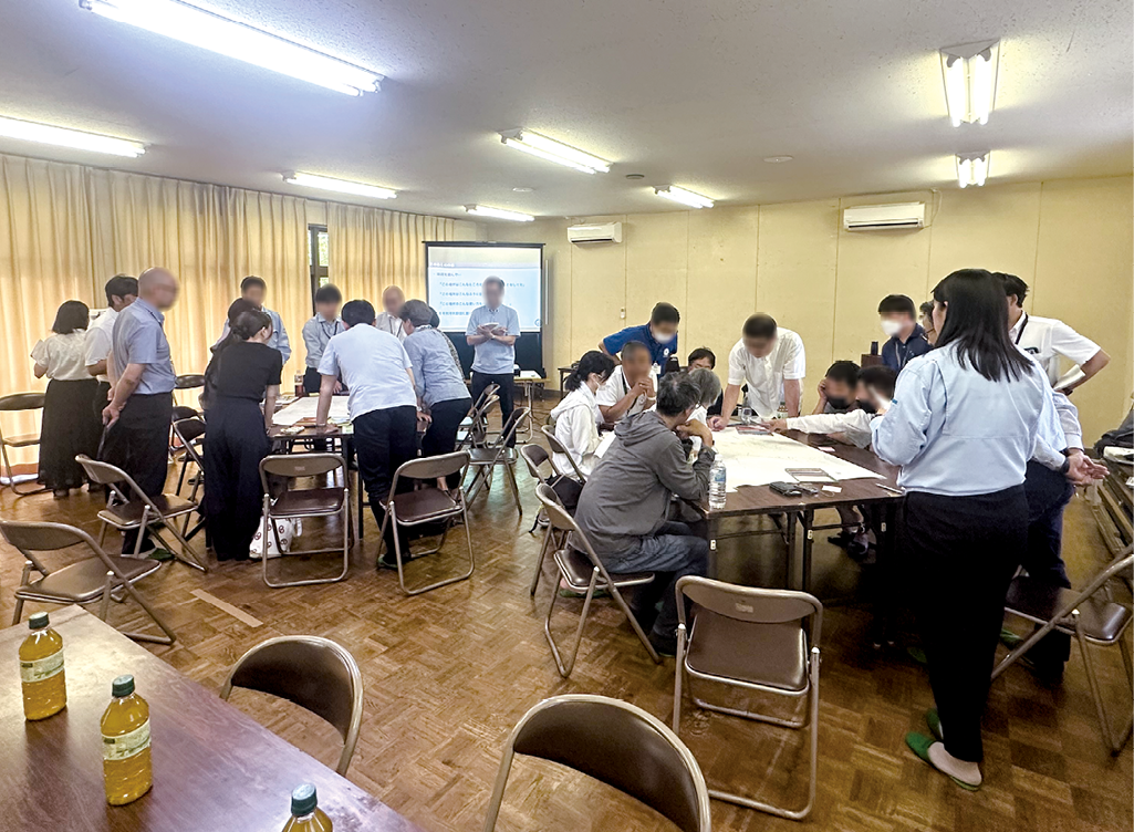 写真 大洗町で実施したまちづくり懇談会の様子（令和7年6月28日撮影）