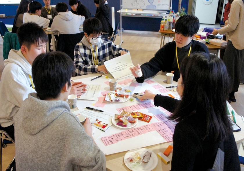 写真 輪島市で実施した「こども・若者分科会」の様子（令和7年（2025年）2月11日撮影）