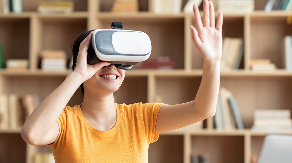 VRゴーグルは持ち運びやすい