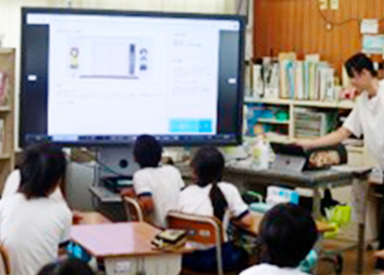 タブレットで防災を主体的学習