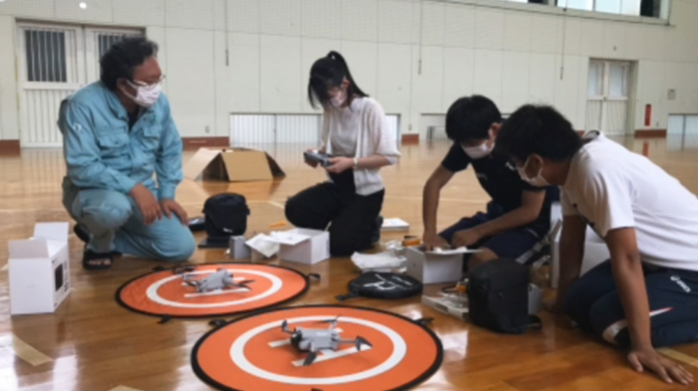 小型ドローン 災害情報収集