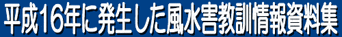 平成16年に発生した風水害教訓情報資料集