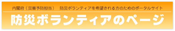 防災ボランティア関係情報（内閣府（災害予防担当））